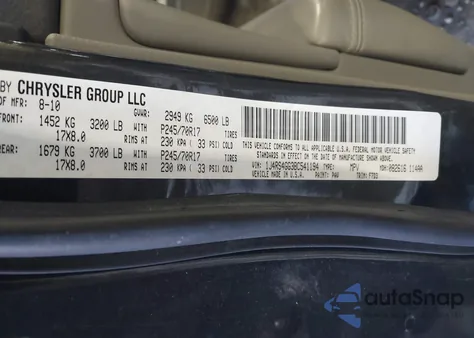 2011 Jeep Grand Cherokee Laredo from USA, damaged, VIN 1J4RS4GG3BC541194